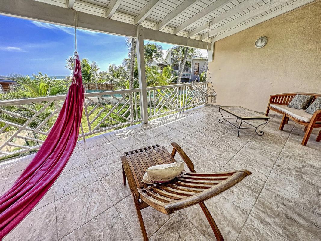 A louer villa 8 personnes Orient Bay Saint Martin-terrasse-14